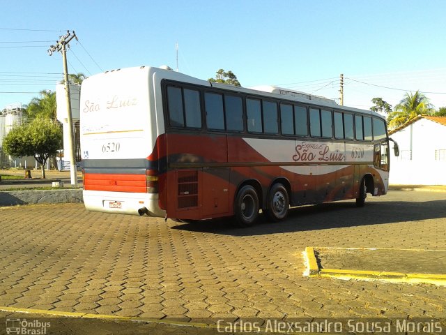 Expresso São Luiz 6520 na cidade de Piranhas, Goiás, Brasil, por Carlos Alexsandro Sousa Morais. Número da foto: #2554881.
