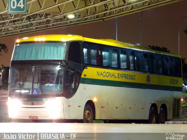 Nacional Expresso 16309 na cidade de Brasília, Distrito Federal, Brasil, por João Victor. ID da foto: 2555520.