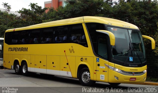 Viação Itapemirim 60591 na cidade de São Paulo, São Paulo, Brasil, por Cristiano Soares da Silva. Número da foto: #2555078.