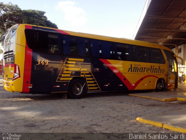 Expresso Amarelinho 349 na cidade de Itapetininga, São Paulo, Brasil, por Daniel Santos Sardi. Número da foto: #2555943.