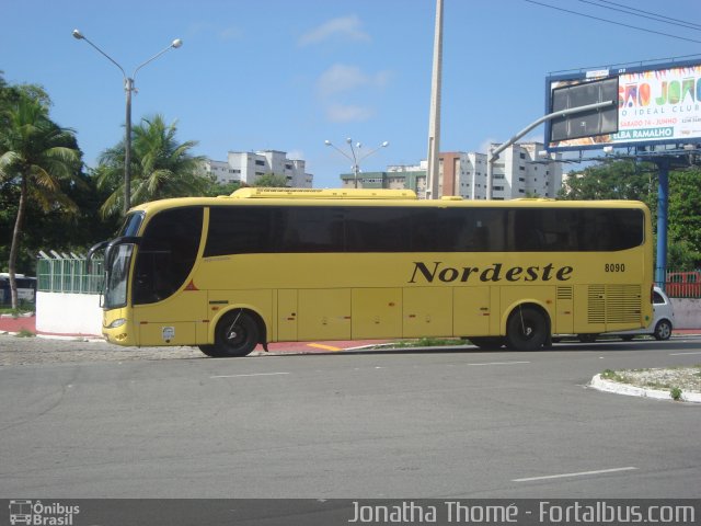Viação Nordeste 8090 na cidade de Fortaleza, Ceará, Brasil, por Jonatha Thomé. Número da foto: #2554844.