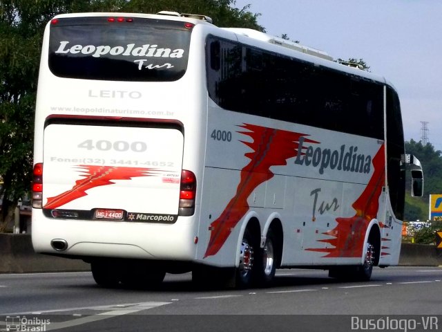 Leopoldina Turismo 4000 na cidade de Barra Mansa, Rio de Janeiro, Brasil, por Glauco Oliveira. ID da foto: 2555247.