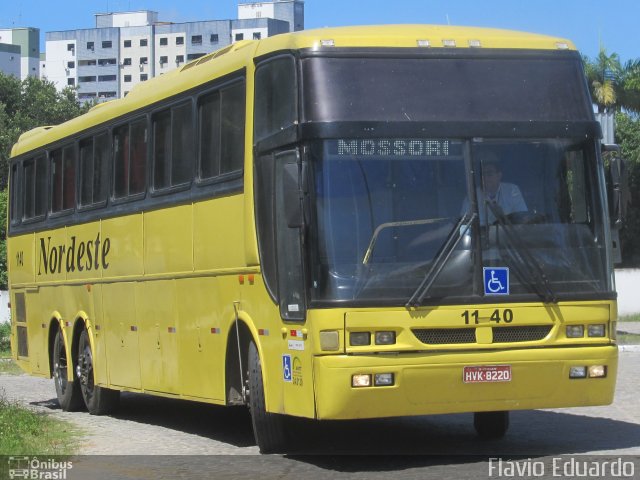 Viação Nordeste 1140 na cidade de Fortaleza, Ceará, Brasil, por Flávio Eduardo. Número da foto: #2557413.