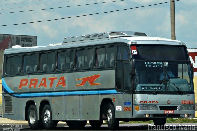 Expresso de Prata 85403 na cidade de Marília, São Paulo, Brasil, por Francisco Ivano. Número da foto: #2557478.