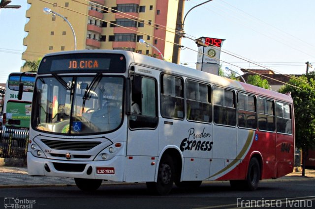 Pruden Express 1040 na cidade de Presidente Prudente, São Paulo, Brasil, por Francisco Ivano. Número da foto: #2557473.