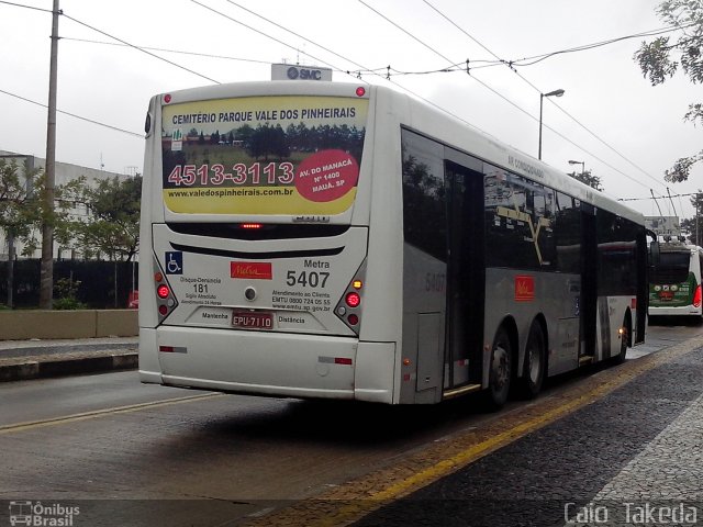 Metra - Sistema Metropolitano de Transporte 5407 na cidade de Diadema, São Paulo, Brasil, por Caio  Takeda. ID da foto: 2557385.