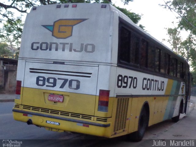 Empresa Gontijo de Transportes 8970 na cidade de Belo Horizonte, Minas Gerais, Brasil, por Júlio  Mandelli. ID da foto: 2556609.