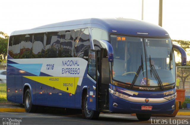 Nacional Expresso 72116 na cidade de Goiânia, Goiás, Brasil, por Lucas Gabriel Resende Lopes. Número da foto: #2557894.
