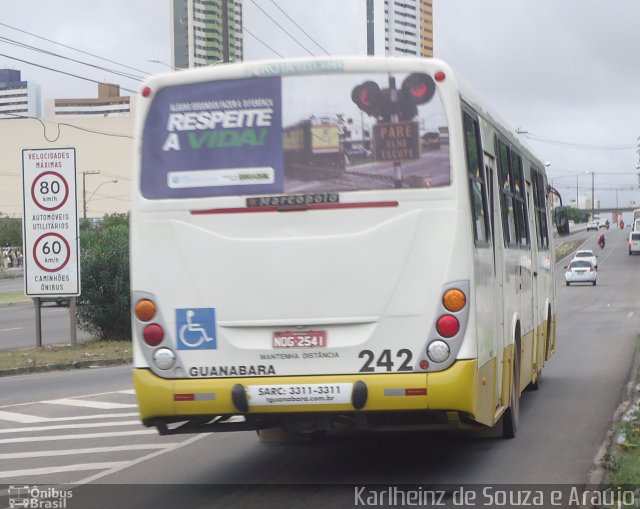 Transportes Guanabara 242 na cidade de Natal, Rio Grande do Norte, Brasil, por Karlheinz de Souza e Araújo. ID da foto: 2559618.