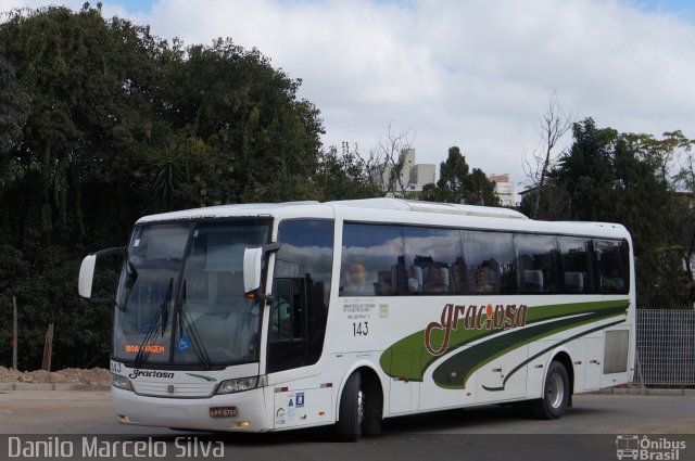 Viação Graciosa 143 na cidade de Curitiba, Paraná, Brasil, por Danilo Marcelo Silva. Número da foto: #2558762.