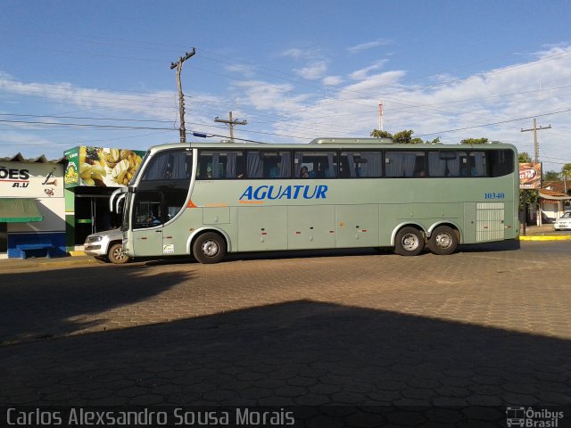 Aguatur Transporte e Turismo 10340 na cidade de Piranhas, Goiás, Brasil, por Carlos Alexsandro Sousa Morais. Número da foto: #2560132.
