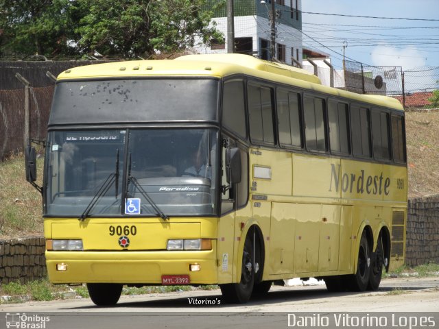 Viação Nordeste 9060 na cidade de Natal, Rio Grande do Norte, Brasil, por Danilo Vitorino Lopes. ID da foto: 2514239.