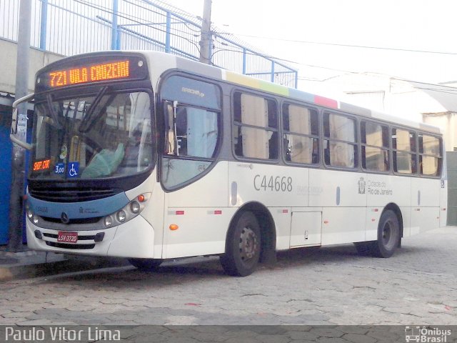 Auto Viação Três Amigos C44668 na cidade de Rio de Janeiro, Rio de Janeiro, Brasil, por Paulo Vitor Lima. Número da foto: #2513572.