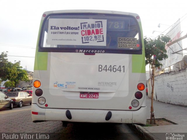 Auto Viação Três Amigos B44641 na cidade de Rio de Janeiro, Rio de Janeiro, Brasil, por Paulo Vitor Lima. Número da foto: #2514073.