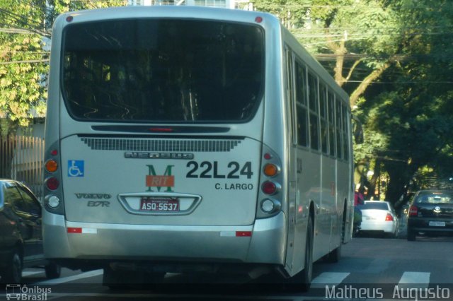 Empresa de Ônibus Campo Largo 22L24 na cidade de Curitiba, Paraná, Brasil, por Matheus  Augusto. Número da foto: #2514247.