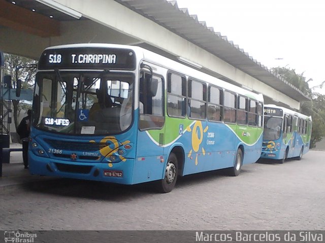 Unimar Transportes 21366 na cidade de Vila Velha, Espírito Santo, Brasil, por Marcos Barcelos da Silva. ID da foto: 2513806.