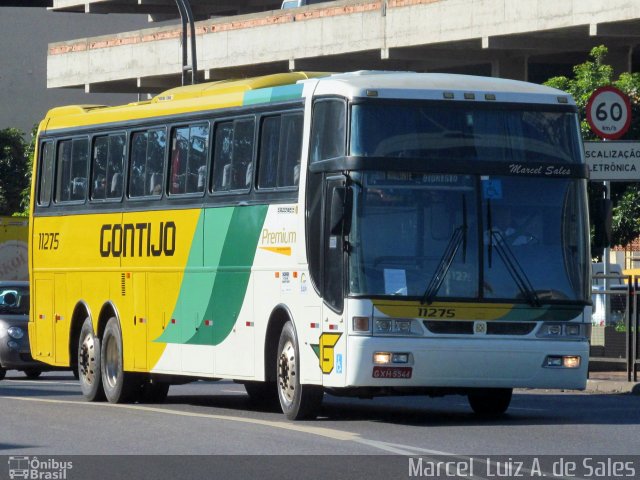 Empresa Gontijo de Transportes 11275 na cidade de Belo Horizonte, Minas Gerais, Brasil, por Marcel  Sales. ID da foto: 2514159.