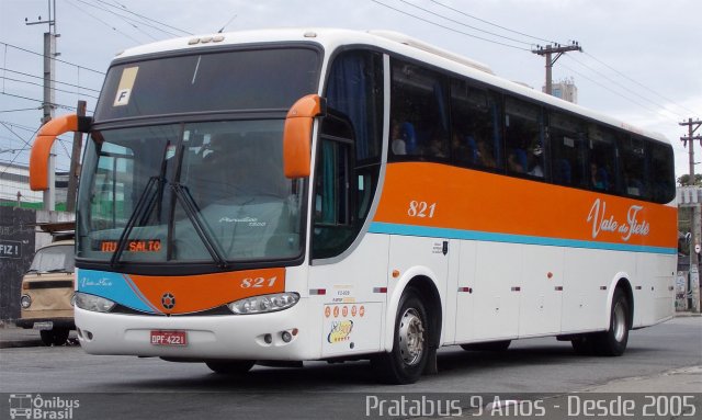 Viação Vale do Tietê 821 na cidade de São Paulo, São Paulo, Brasil, por Cristiano Soares da Silva. ID da foto: 2514070.