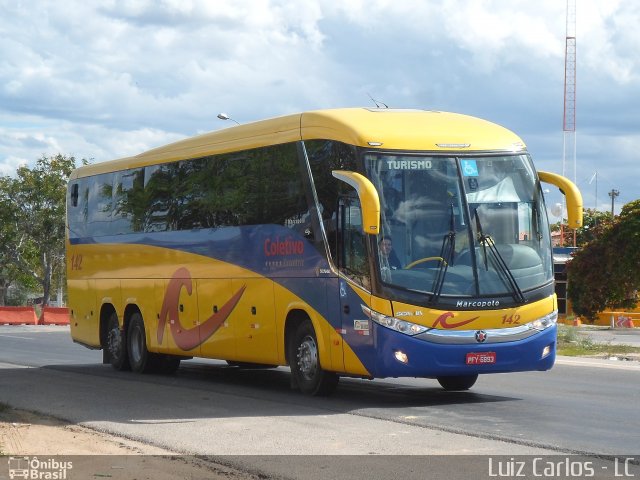 Coletivo Transportes 142 na cidade de Caruaru, Pernambuco, Brasil, por Luiz Carlos de Santana. Número da foto: #2514614.