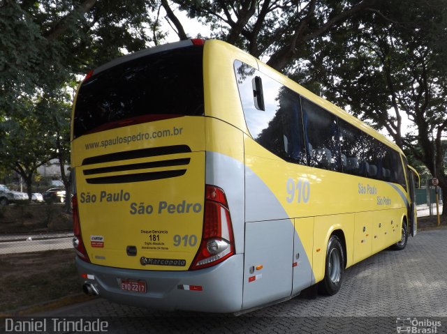 Viação São Paulo São Pedro 910 na cidade de São Paulo, São Paulo, Brasil, por Daniel Nascimento  Trindade. Número da foto: #2515083.
