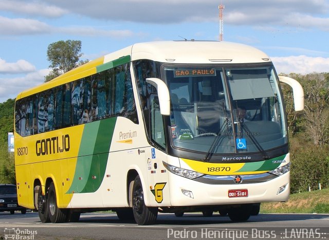 Empresa Gontijo de Transportes 18870 na cidade de Ribeirão Vermelho, Minas Gerais, Brasil, por Pedro Henrique Gumercindo da Silva. Número da foto: #2514840.