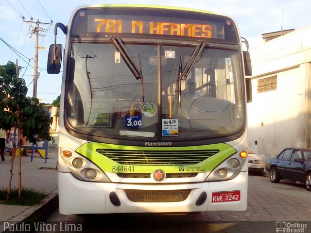 Auto Viação Três Amigos B44641 na cidade de Rio de Janeiro, Rio de Janeiro, Brasil, por Paulo Vitor Lima. Número da foto: #2513558.