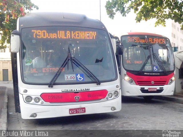 Viação Andorinha Rio D59268 na cidade de Rio de Janeiro, Rio de Janeiro, Brasil, por Paulo Vitor Lima. Número da foto: #2513987.