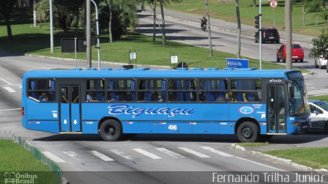 Biguaçu Transportes Coletivos Administração e Participação 416 na cidade de Florianópolis, Santa Catarina, Brasil, por Fernando Trilha Junior. ID da foto: 2514373.