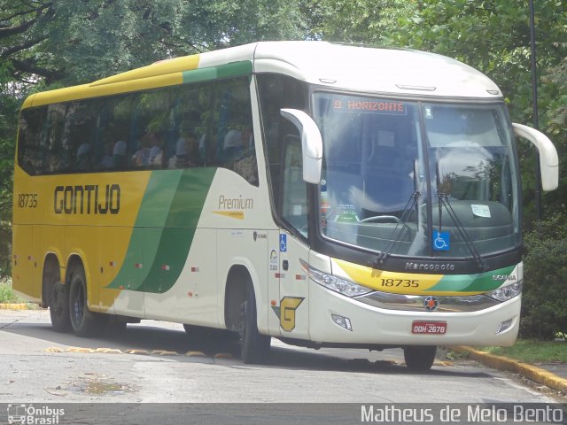 Empresa Gontijo de Transportes 18735 na cidade de São Paulo, São Paulo, Brasil, por Matheus de Melo Bento. Número da foto: #2560465.