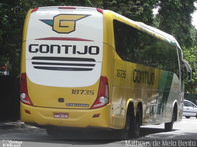 Empresa Gontijo de Transportes 18735 na cidade de São Paulo, São Paulo, Brasil, por Matheus de Melo Bento. Número da foto: #2560470.