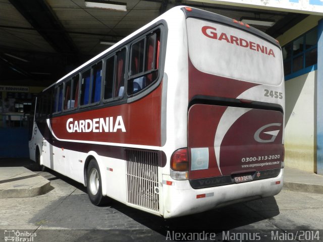 Expresso Gardenia 2455 na cidade de Ouro Fino, Minas Gerais, Brasil, por Alexandre  Magnus. ID da foto: 2561619.