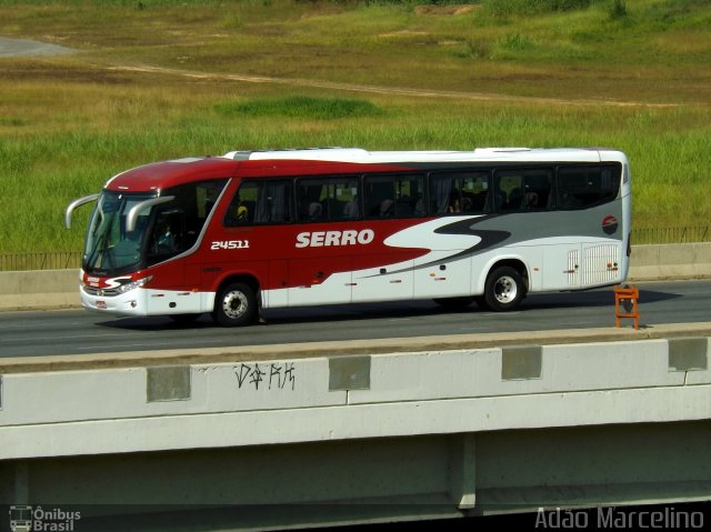 Viação Serro 24511 na cidade de Belo Horizonte, Minas Gerais, Brasil, por Adão Raimundo Marcelino. Número da foto: #2561446.