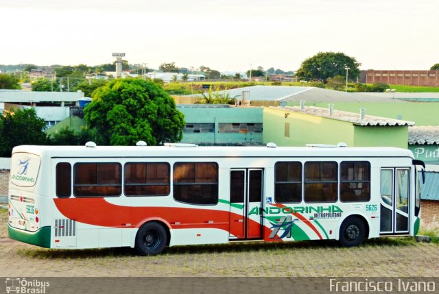 Empresa de Transportes Andorinha 5626 na cidade de Presidente Prudente, São Paulo, Brasil, por Francisco Ivano. Número da foto: #2560933.