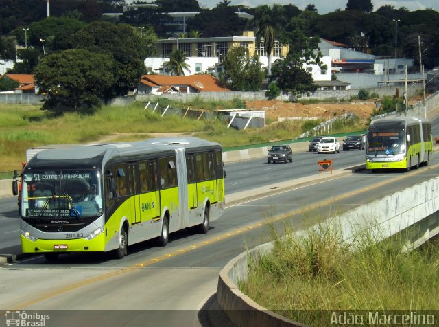 SM Transportes 20483 na cidade de Belo Horizonte, Minas Gerais, Brasil, por Adão Raimundo Marcelino. Número da foto: #2561484.