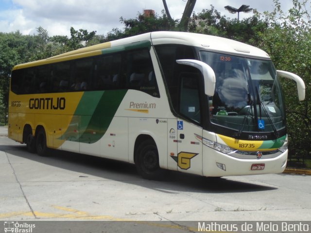 Empresa Gontijo de Transportes 18735 na cidade de São Paulo, São Paulo, Brasil, por Matheus de Melo Bento. Número da foto: #2560468.