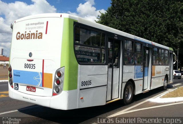 Leste Transportes 80035 na cidade de Goiânia, Goiás, Brasil, por Lucas Gabriel Resende Lopes. Número da foto: #2562492.