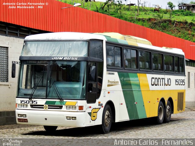 Empresa Gontijo de Transportes 15035 na cidade de João Monlevade, Minas Gerais, Brasil, por Antonio Carlos Fernandes. Número da foto: #2562504.