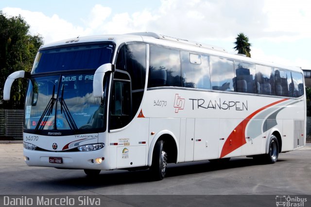 Transpen Transporte Coletivo e Encomendas 34070 na cidade de Curitiba, Paraná, Brasil, por Danilo Marcelo Silva. Número da foto: #2561824.