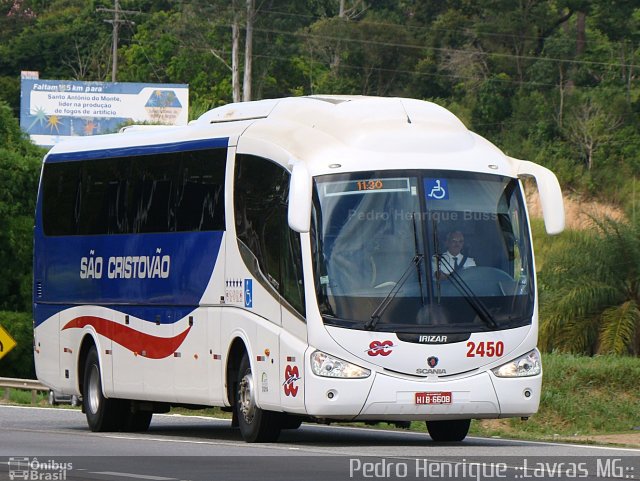 Viação São Cristóvão 2450 na cidade de Ribeirão Vermelho, Minas Gerais, Brasil, por Pedro Henrique Gumercindo da Silva. Número da foto: #2561996.