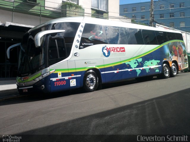 Mariotur Transporte e Turismo Ltda. 11000 na cidade de Santa Maria, Rio Grande do Sul, Brasil, por Cleverton Schmitt. Número da foto: #2515765.