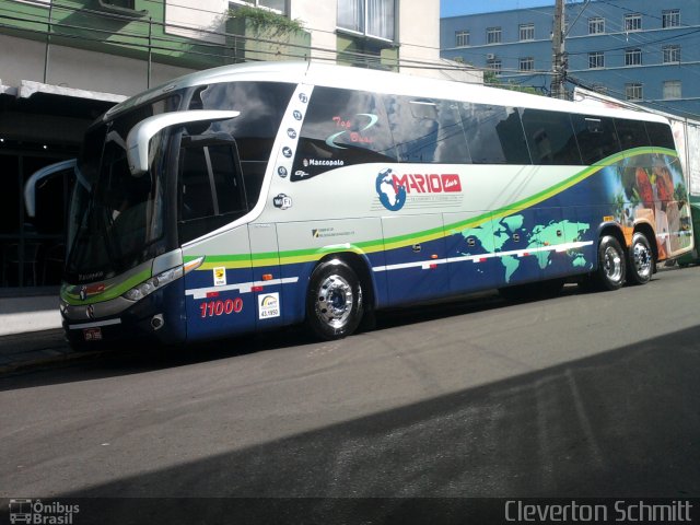 Mariotur Transporte e Turismo Ltda. 11000 na cidade de Santa Maria, Rio Grande do Sul, Brasil, por Cleverton Schmitt. ID da foto: 2515765.