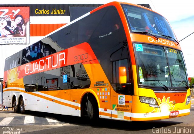 Guacitur Turismo 3000 na cidade de Goiânia, Goiás, Brasil, por Carlos Júnior. Número da foto: #2516320.