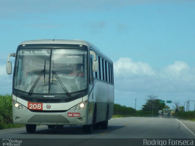 Real Alagoas de Viação 208 na cidade de São Miguel dos Campos, Alagoas, Brasil, por Rodrigo Fonseca. ID da foto: 2516466.