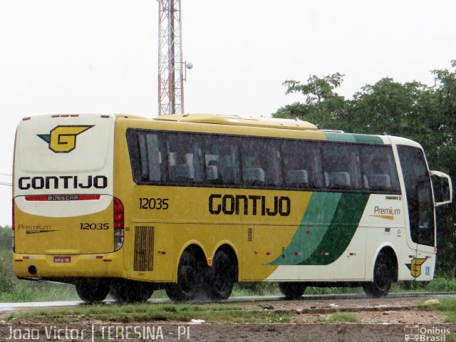 Empresa Gontijo de Transportes 12035 na cidade de Teresina, Piauí, Brasil, por João Victor. ID da foto: 2516267.