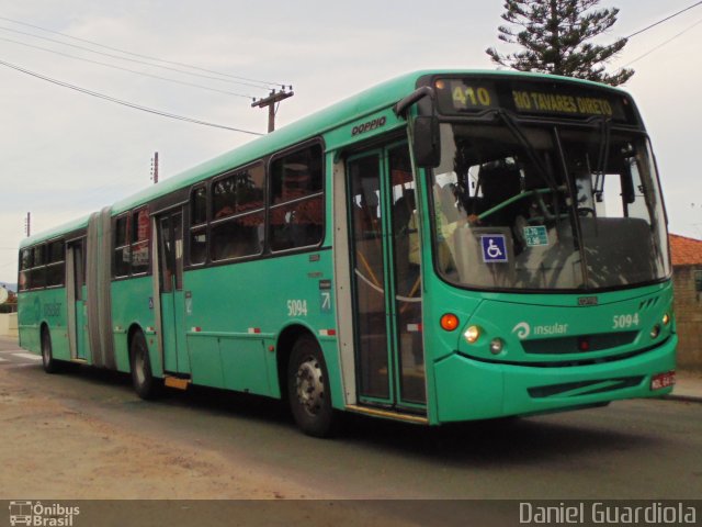 Insular Transportes Coletivos 5094 na cidade de Florianópolis, Santa Catarina, Brasil, por Daniel Guardiola. ID da foto: 2517000.