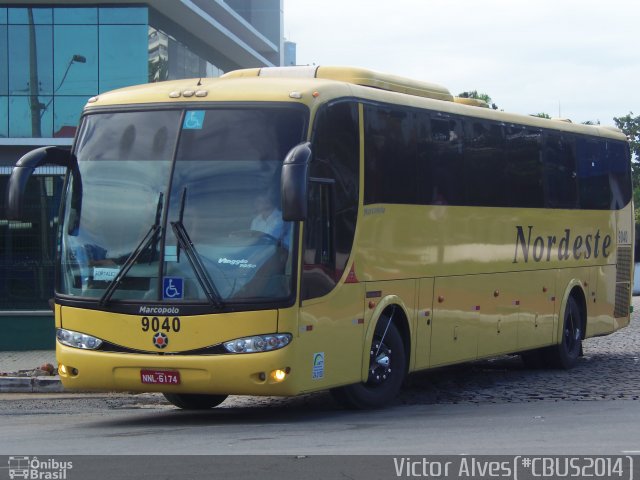 Viação Nordeste 9040 na cidade de Fortaleza, Ceará, Brasil, por Victor Alves. Número da foto: #2515523.