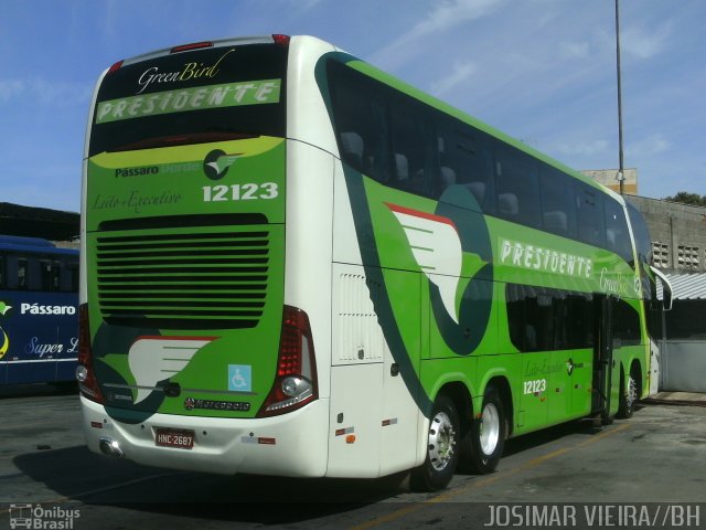 Viação Presidente 12123 na cidade de Belo Horizonte, Minas Gerais, Brasil, por Josimar Vieira. Número da foto: #2517268.