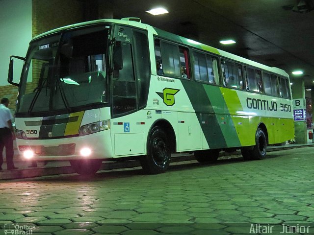 Empresa Gontijo de Transportes 3150 na cidade de Belo Horizonte, Minas Gerais, Brasil, por Altair Júnior. ID da foto: 2516277.