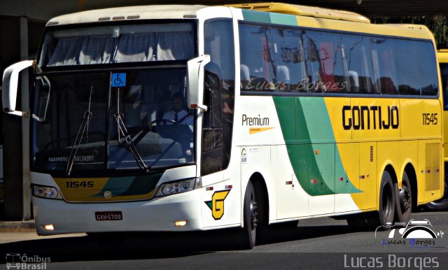 Empresa Gontijo de Transportes 11545 na cidade de Araxá, Minas Gerais, Brasil, por Lucas Borges . ID da foto: 2516968.