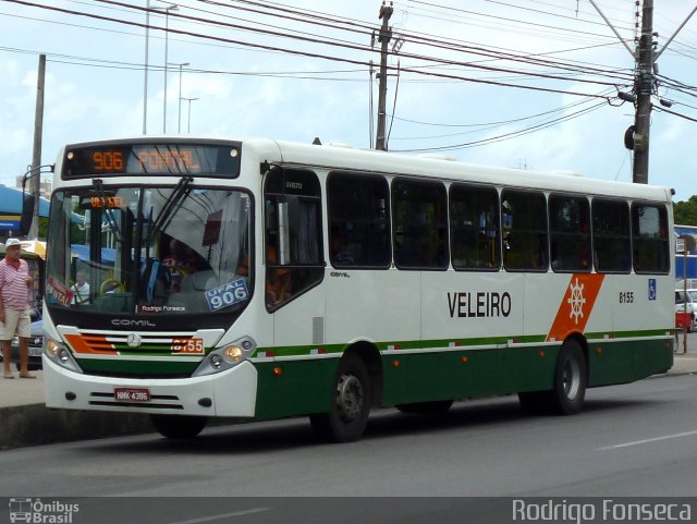 Auto Viação Veleiro 8155 na cidade de Maceió, Alagoas, Brasil, por Rodrigo Fonseca. ID da foto: 2516441.
